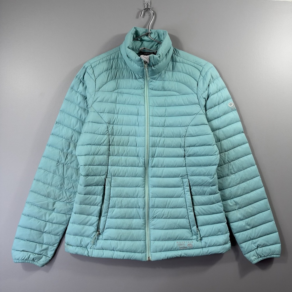 Mountain Hardwear Jacket Womens Small Blue Lightweight Quilted Puffer Coat